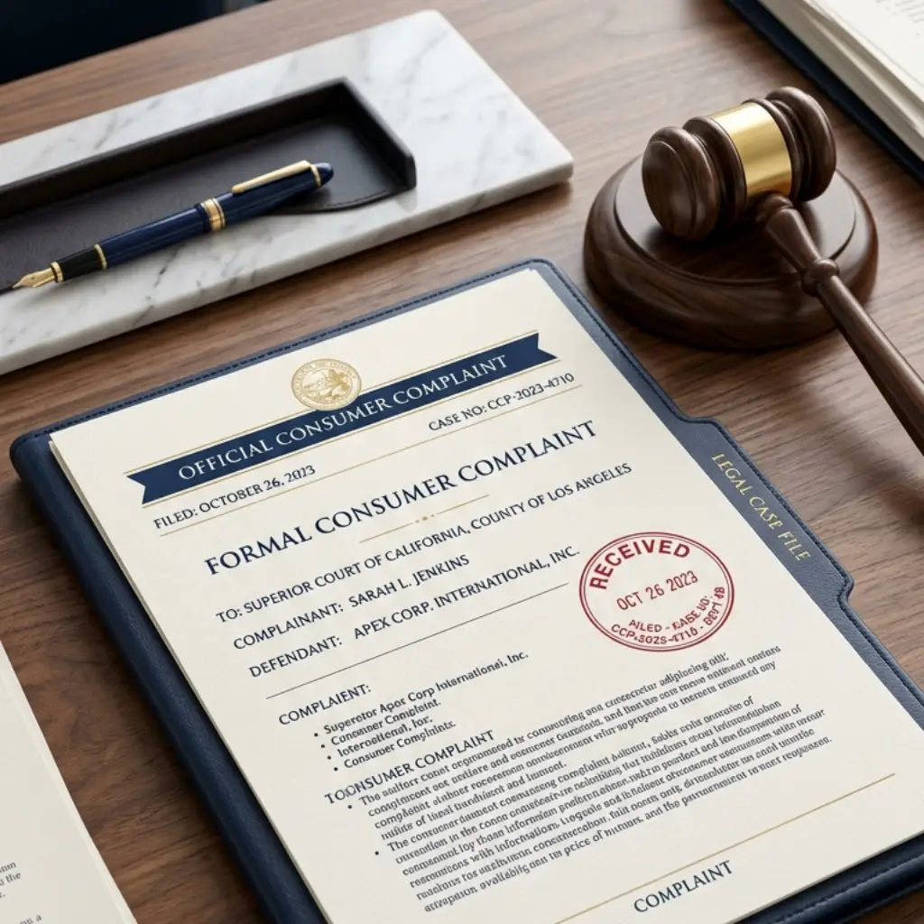 Draft your Consumer Complaint