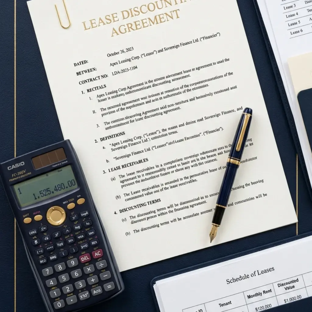 Lease Discounting Agreement Drafting India