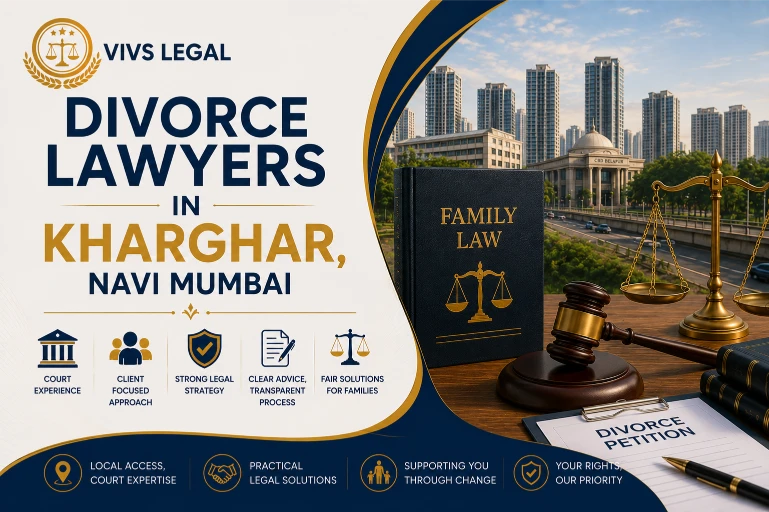 Divorce lawyer in Navi Mumbai consulting with a client on a family law case