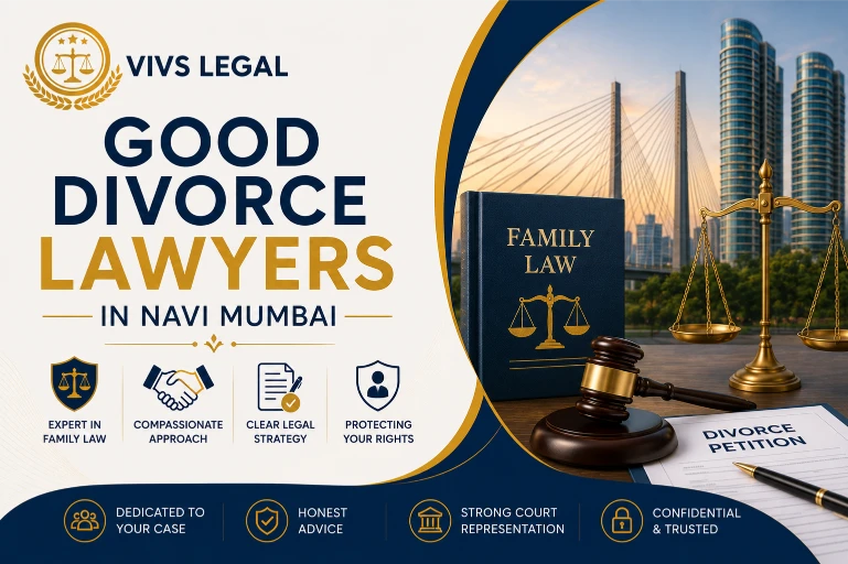 Divorce lawyer in Navi Mumbai consulting with a client on a family law case