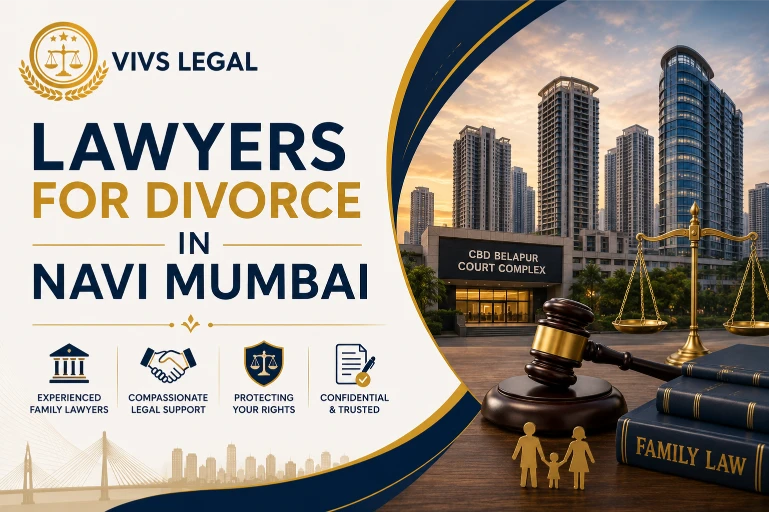 Divorce lawyer in Navi Mumbai consulting with a client on a family law case