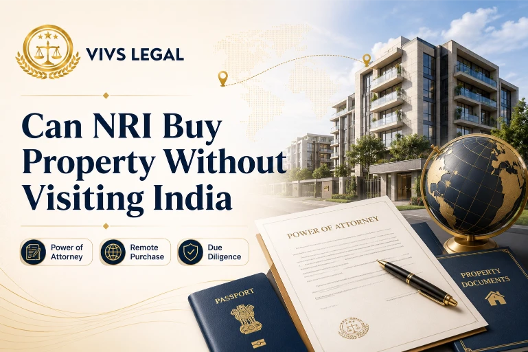 NRI reviewing the legal process for purchasing property in India
