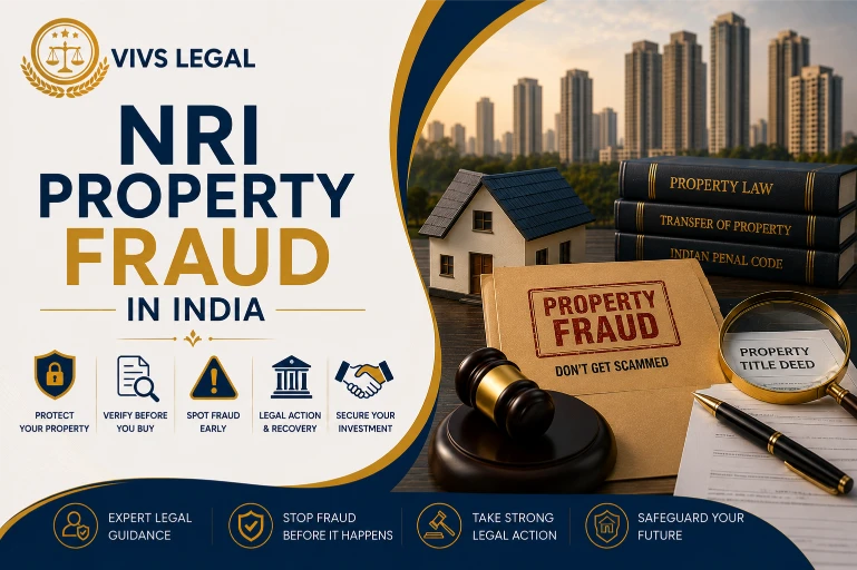 NRI reviewing property documents to identify red flags of property fraud in India