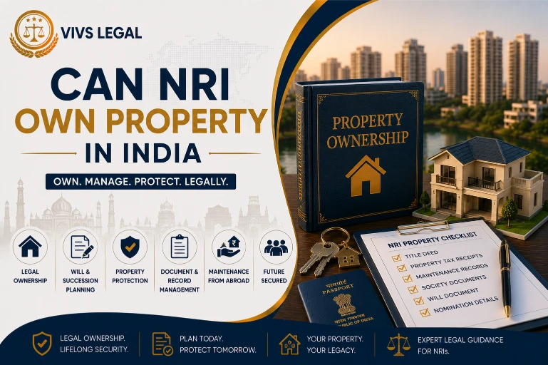 NRI reviewing property ownership rights and documentation requirements in India