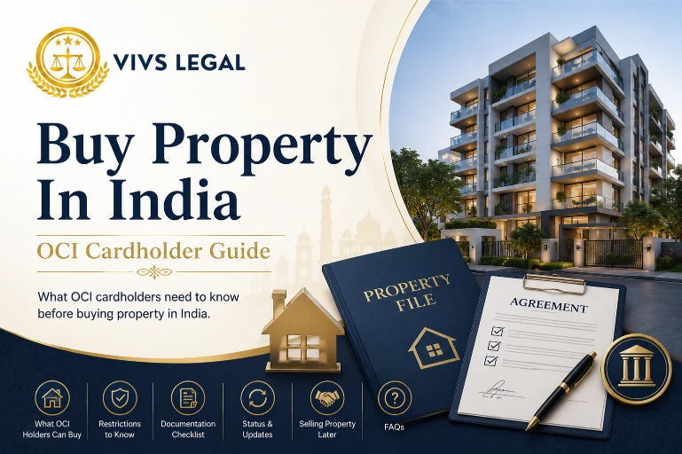OCI cardholder reviewing property ownership rules for buying property in India